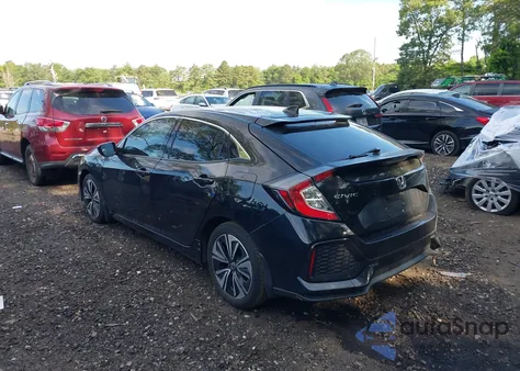 2018 Honda Civic Ex-L из США, поврежденный, VIN SHHFK7H73JU429861